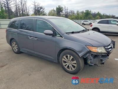 Czwarte zdjęcie samochodu z boku: 2017 HONDA ODYSSEY SE VIN:5FNRL5H3XHB023244 - miniatura