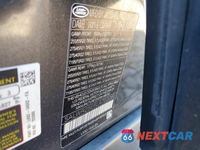 Zdjęcie 13 z 13 samochodu: 2020 LAND ROVER RANGE ROVER SPORT P525 HSE VIN:SALWR2SE6LA702089 - miniatura