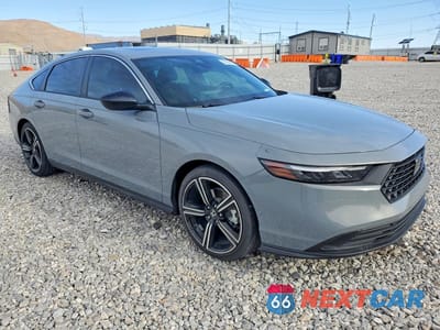 Czwarte zdjęcie samochodu z boku: 2023 HONDA ACCORD HYBRID SPORT VIN:1HGCY2F56PA065445 - miniatura