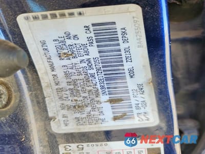 Zdjęcie 12 z 12 samochodu: 2007 TOYOTA COROLLA S VIN:1NXBR32E17Z907055 - miniatura