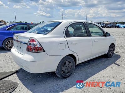 Trzecie zdjęcie samochodu z tyłu: 2011 CHEVROLET AVEO LS VIN:KL1TD5DE4BB127983 - miniatura