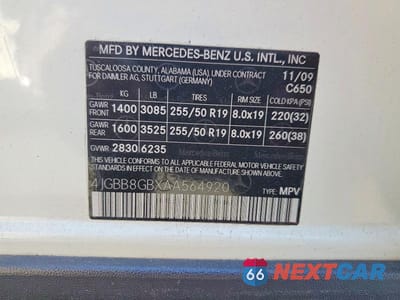 Zdjęcie 13 z 13 samochodu: 2010 MERCEDES-BENZ ML 350 4MATIC VIN:4JGBB8GBXAA564920 - miniatura