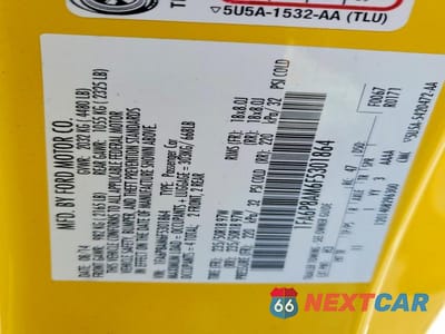 Zdjęcie 13 z 13 samochodu: 2015 FORD MUSTANG VIN:1FA6P8AM6F5301864 - miniatura