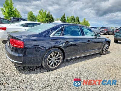 Trzecie zdjęcie samochodu z tyłu: 2011 AUDI A8 L QUATTRO VIN:WAURVAFDXBN015729 - miniatura
