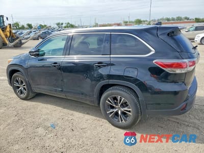 Drugie zdjęcie samochodu z przodu: 2016 TOYOTA HIGHLANDER XLE VIN:5TDJKRFH8GS255437 - miniatura