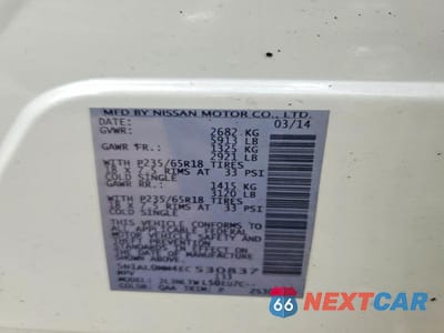 Zdjęcie 12 z 12 samochodu: 2014 INFINITI QX60 BASE VIN:5N1AL0MM4EC530837 - miniatura