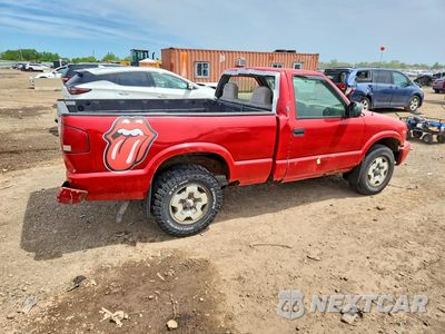 Trzecie zdjęcie samochodu z tyłu: 1999 GMC SONOMA VIN:1GTDT14X5XK506072 - miniatura