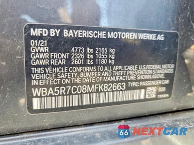 Zdjęcie 12 z 12 samochodu: 2021 BMW 330XI VIN:WBA5R7C08MFK82663 - miniatura