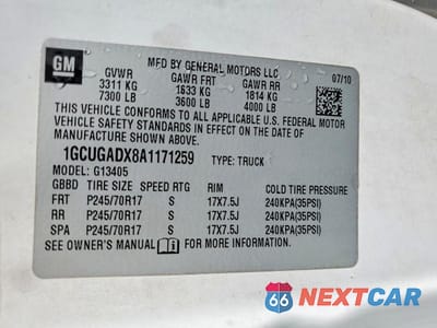 Zdjęcie 12 z 12 samochodu: 2010 CHEVROLET EXPRESS 1500 CARGO DELIVERY VAN VIN:1GCUGADX8A1171259 - miniatura
