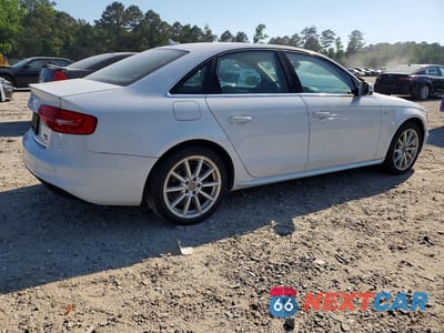 Trzecie zdjęcie samochodu z tyłu: 2014 AUDI A4 PREMIUM PLUS VIN:WAUFFBFL9EN022866 - miniatura