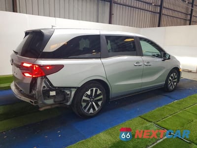 Trzecie zdjęcie samochodu z tyłu: 2025 HONDA ODYSSEY EXL VIN:5FNRL6H66SB056460 - miniatura