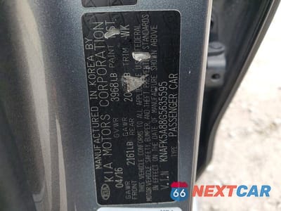 Zdjęcie 12 z 12 samochodu: 2016 KIA FORTE LX VIN:KNAFK5A88G5635595 - miniatura