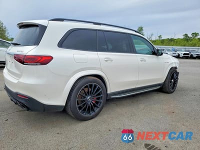 Trzecie zdjęcie samochodu z tyłu: 2021 MERCEDES-BENZ GLS 63 AMG 4MATIC VIN:4JGFF8KEXMA318820 - miniatura