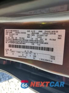 Zdjęcie 12 z 12 samochodu: 2022 FORD RANGER XL VIN:1FTER4FH2NLD07403 - miniatura