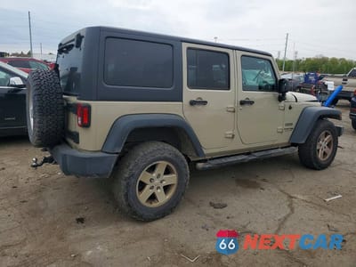 Trzecie zdjęcie samochodu z tyłu: 2018 JEEP WRANGLER UNLIMITED SPORT VIN:1C4BJWDG5JL911523 - miniatura