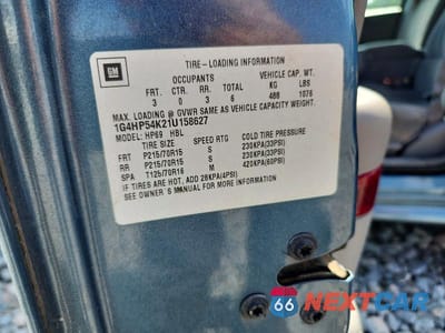 Zdjęcie 12 z 12 samochodu: 2001 BUICK LESABRE CUSTOM VIN:1G4HP54K21U158627 - miniatura