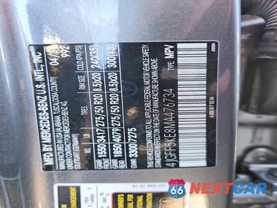 Zdjęcie 12 z 12 samochodu: 2021 MERCEDES-BENZ GLS 450 4MATIC VIN:4JGFF5KE8MA476734 - miniatura