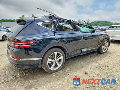 Trzecie zdjęcie samochodu z tyłu: 2021 GENESIS GV80 3.5T ADVANCED+ VIN:KMUHCESC8MU066502 - miniatura