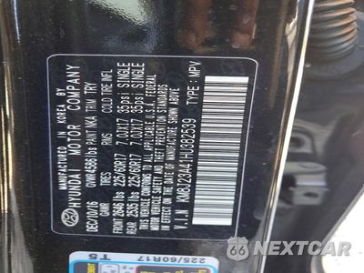 Zdjęcie 13 z 13 samochodu: 2017 HYUNDAI TUCSON SE VIN:KM8J23A41HU382539 - miniatura