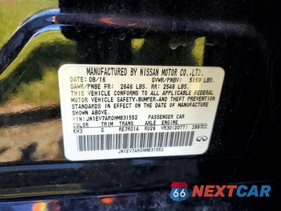 Zdjęcie 12 z 12 samochodu: 2017 INFINITI Q50 3.0T PREMIUM VIN:JN1EV7AR0HM831552 - miniatura