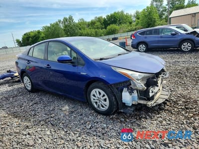 Czwarte zdjęcie samochodu z boku: 2017 TOYOTA PRIUS ONE VIN:JTDKBRFU8H3560456 - miniatura