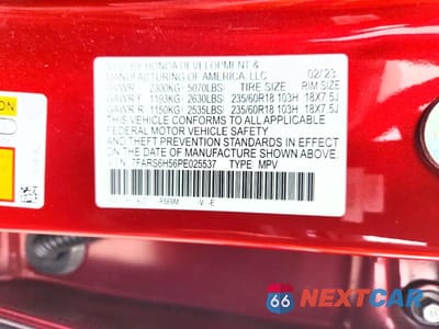 Zdjęcie 13 z 13 samochodu: 2023 HONDA CR-V SPORT VIN:7FARS6H56PE025537 - miniatura