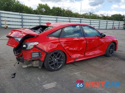 Trzecie zdjęcie samochodu z tyłu: 2024 HONDA CIVIC SPORT VIN:2HGFE2F54RH547146 - miniatura