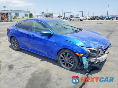 Czwarte zdjęcie samochodu z boku: 2020 HONDA CIVIC EXL VIN:19XFC1F72LE221316 - miniatura