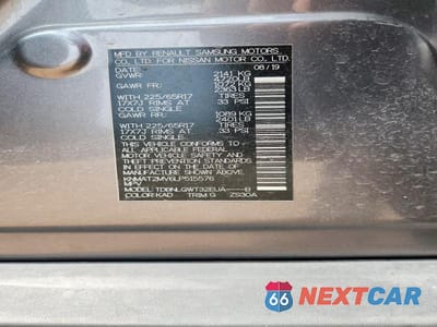 Zdjęcie 12 z 12 samochodu: 2020 NISSAN ROGUE SV VIN:KNMAT2MV6LP515576 - miniatura