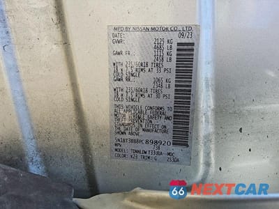 Zdjęcie 13 z 13 samochodu: 2023 NISSAN ROGUE SV VIN:5N1BT3BB8PC898920 - miniatura