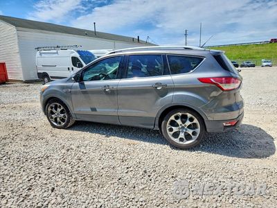Drugie zdjęcie samochodu z przodu: 2014 FORD ESCAPE TITANIUM VIN:1FMCU0JX8EUC16574 - miniatura