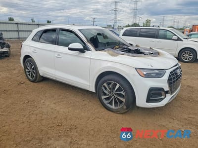 Czwarte zdjęcie samochodu z boku: 2021 AUDI Q5 PREMIUM VIN:WA1AAAFY8M2132755 - miniatura