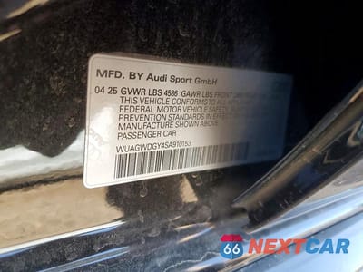 Zdjęcie 12 z 12 samochodu: 2025 AUDI RS3 VIN:WUAGWDGY4SA910153 - miniatura