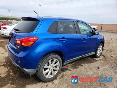 Trzecie zdjęcie samochodu z tyłu: 2015 MITSUBISHI OUTLANDER SPORT ES VIN:4A4AP3AU2FE020628 - miniatura
