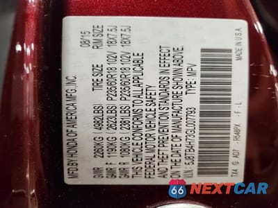Zdjęcie 14 z 14 samochodu: 2016 ACURA RDX ADVANCE VIN:5J8TB4H73GL007793 - miniatura