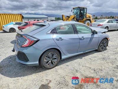 Trzecie zdjęcie samochodu z tyłu: 2019 HONDA CIVIC EX VIN:SHHFK7H69KU419666 - miniatura
