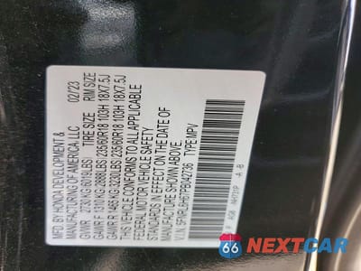 Zdjęcie 13 z 13 samochodu: 2023 HONDA ODYSSEY EXL VIN:5FNRL6H67PB042736 - miniatura
