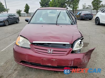 Piąte zdjęcie samochodu w środku: 2003 HONDA CIVIC LX VIN:2HGES16503H549580 - miniatura