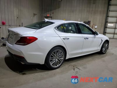 Trzecie zdjęcie samochodu z tyłu: 2020 GENESIS G70 ELITE VIN:KMTG34LA2LU049202 - miniatura