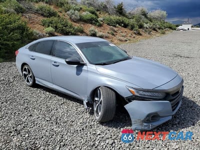 Czwarte zdjęcie samochodu z boku: 2022 HONDA ACCORD SPORT SE VIN:1HGCV1F46NA028063 - miniatura