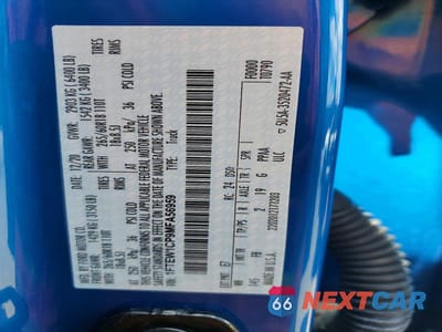 Zdjęcie 12 z 12 samochodu: 2021 FORD F150 SUPERCREW VIN:1FTEW1CP9MFA56959 - miniatura