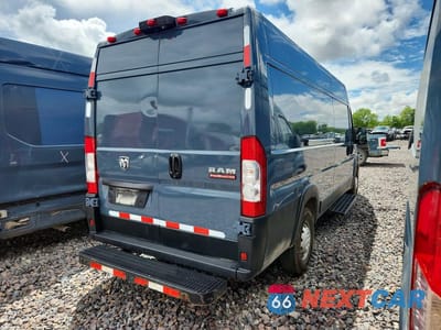 Trzecie zdjęcie samochodu z tyłu: 2020 RAM PROMASTER 3500 DELIVERY VAN VIN:3C6URVJG7LE124706 - miniatura