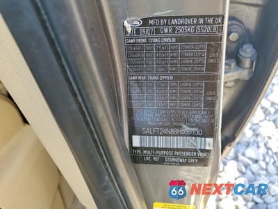 Zdjęcie 13 z 13 samochodu: 2008 LAND ROVER LR2 HSE TECHNOLOGY VIN:SALFT24N88H059130 - miniatura