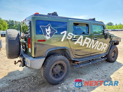 Trzecie zdjęcie samochodu z tyłu: 2003 HUMMER H2 VIN:5GRGN23U83H145186 - miniatura