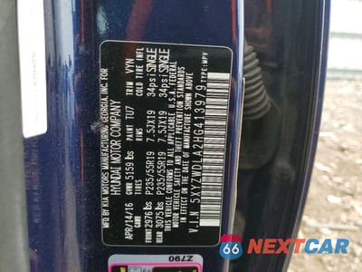 Zdjęcie 12 z 12 samochodu: 2017 HYUNDAI SANTA FE SPORT 2.0T ULTIMATE VIN:5XYZWDLA2HG413979 - miniatura