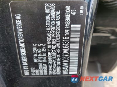 Zdjęcie 12 z 12 samochodu: 2013 BMW X1 SDRIVE28I VIN:WBAVM1C57DVL64316 - miniatura