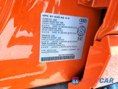 Zdjęcie 13 z 13 samochodu: 2025 AUDI Q3 TECHNIK 45 VIN:WA1FECF33S1058397 - miniatura