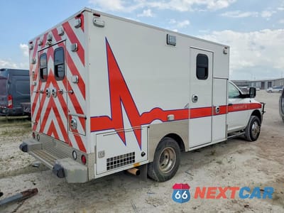 Trzecie zdjęcie samochodu z tyłu: 2018 RAM 3500 FRAZER AMBULANCE VIN:3C7WRSBJ7JG188453 - miniatura