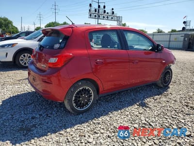 Trzecie zdjęcie samochodu z tyłu: 2019 MITSUBISHI MIRAGE ES VIN:ML32A3HJ4KH010218 - miniatura