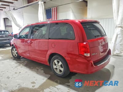 Drugie zdjęcie samochodu z przodu: 2013 DODGE GRAND CARAVAN SXT VIN:2C4RDGCG3DR655763 - miniatura